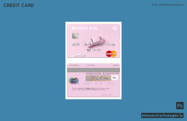 Angola Banco Sol Mastercard Beispielvorschau